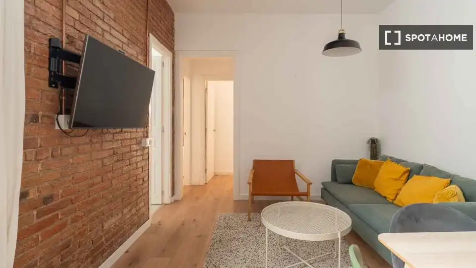 Living room of Flat for rent in Gràcia