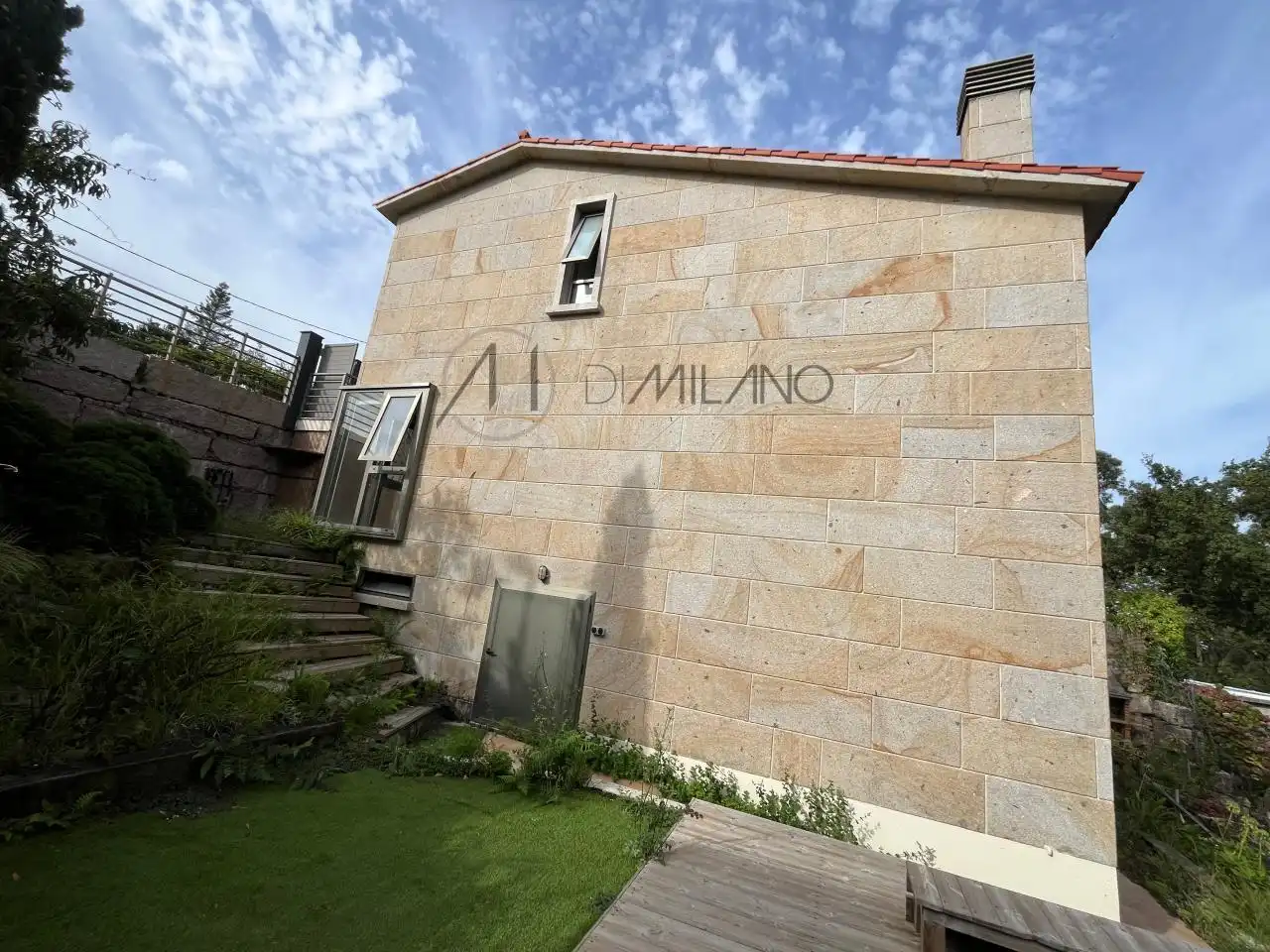 Vista exterior de Casa o chalet en venta en Cangas  con Calefacción, Jardín privado y Terraza
