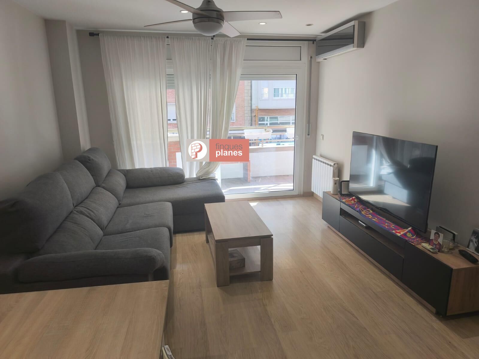 Living room of Flat to rent in  Lleida Capital  with Heating, Terrace and Balcony