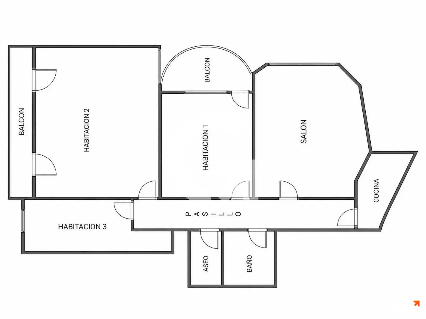 Piso en venta en CL DIAGONAL, Nuevo Centro