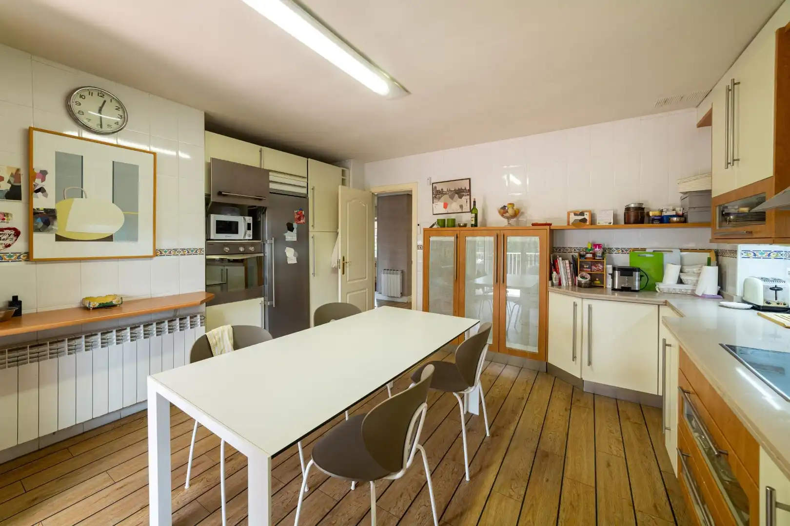 Cocina de Casa adosada en venta en Simancas con Calefacción, Jardín privado y Alarma