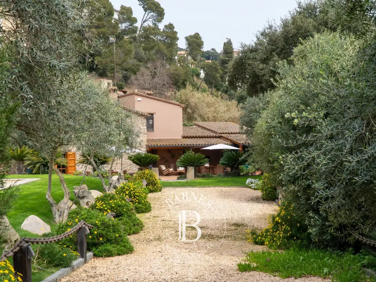 Jardí de Casa o xalet en venda en Santa Susanna amb Aire condicionat, Calefacció i Jardí privat