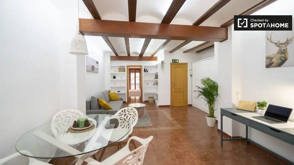 Appartamento con terrazza in affitto a Extramurs