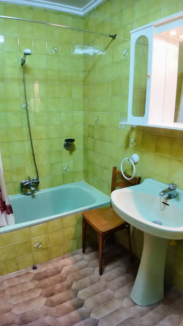 Bathroom of Flat for sale in Herrera de Pisuerga  with Heating, Terrace and Furnished