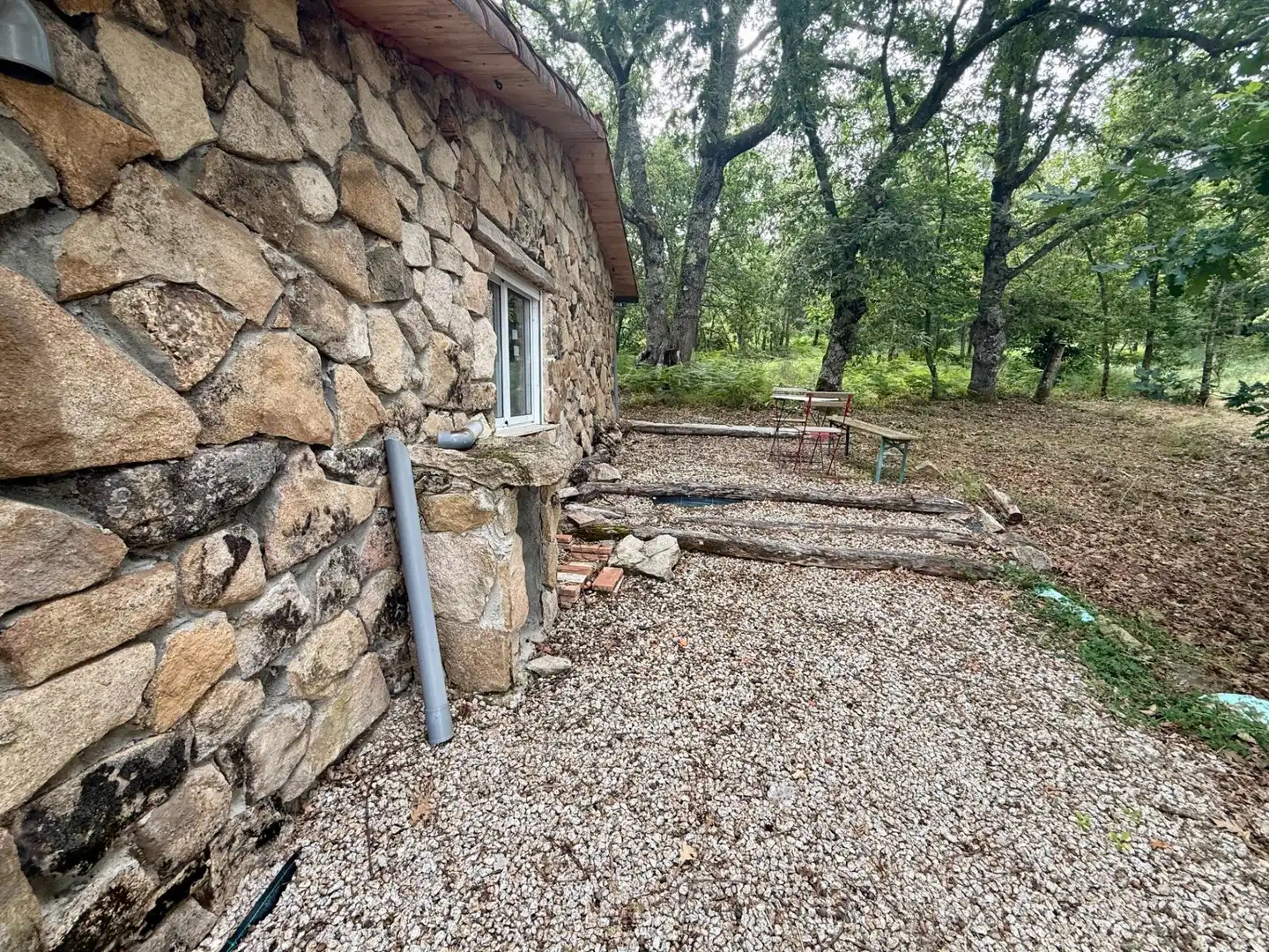 Vista exterior de Casa o chalet en venta en Sober con Jardín privado, Piscina y Amueblado