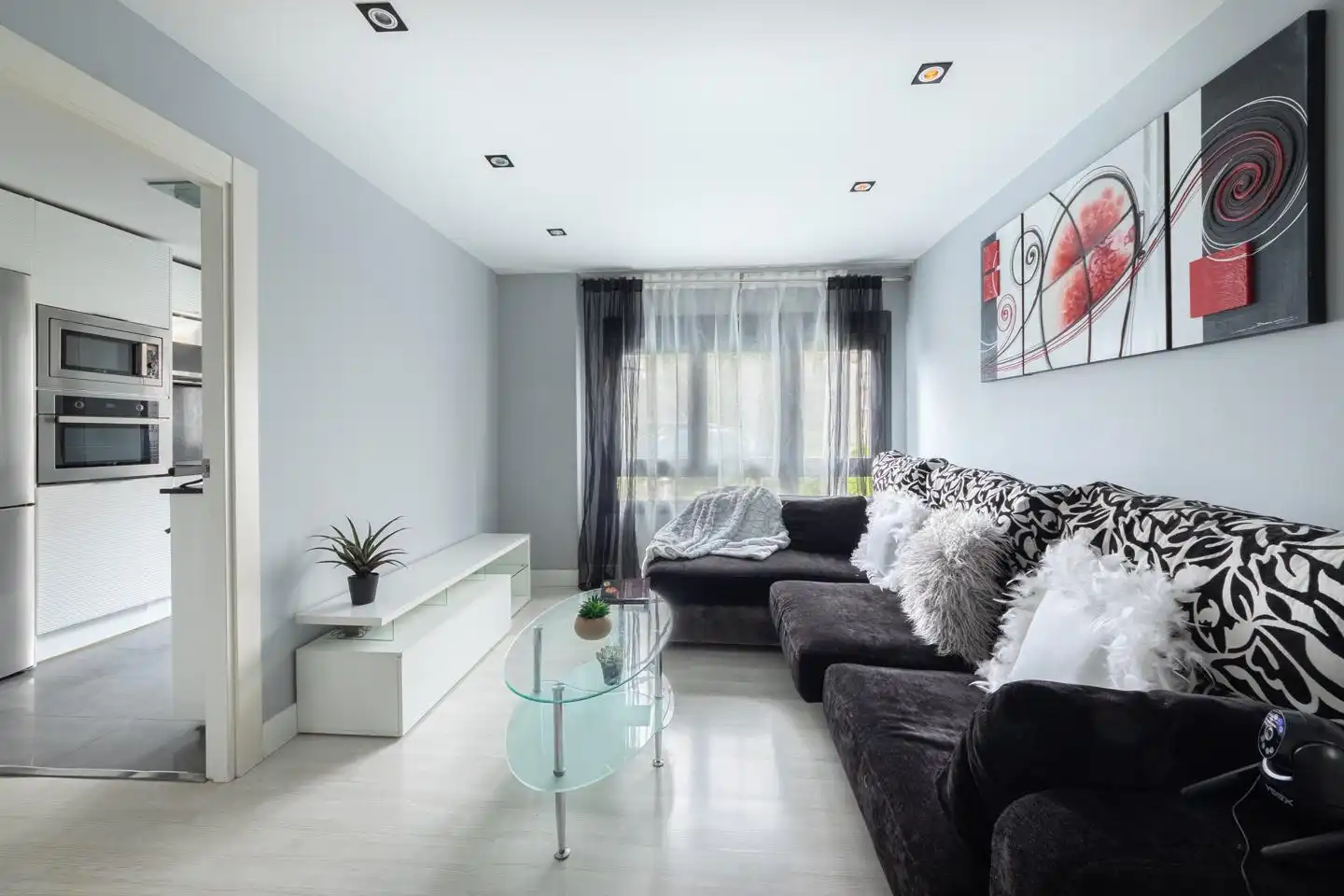 Sala de estar de Piso en venta en Bilbao  con Amueblado