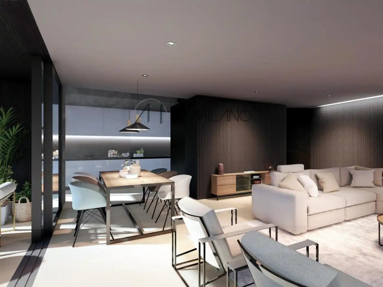 Sala de estar de Piso en venta en Vigo  con Aire acondicionado, Calefacción y Terraza