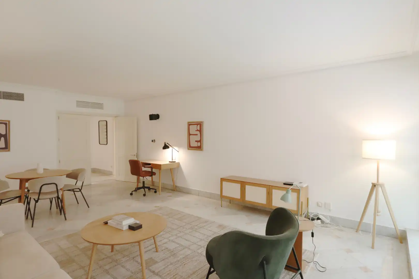 Living room of Flat for sale in Madrid  with Air Conditioner, Heating and Private garden