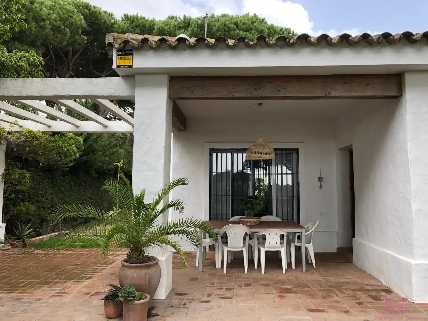 Garden of Houses for sale in Chiclana de la Frontera  with Heating and Alarm