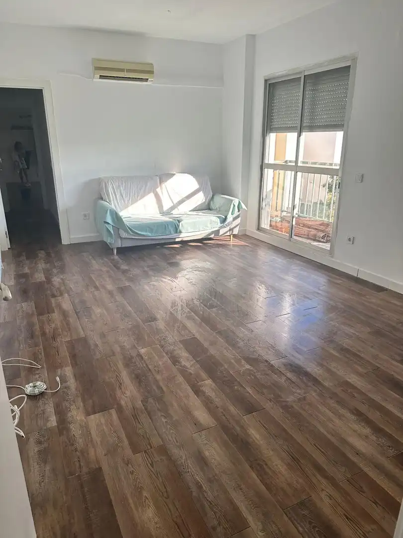 Sala de estar de Piso de alquiler en Sevilla con Aire acondicionado y Terraza