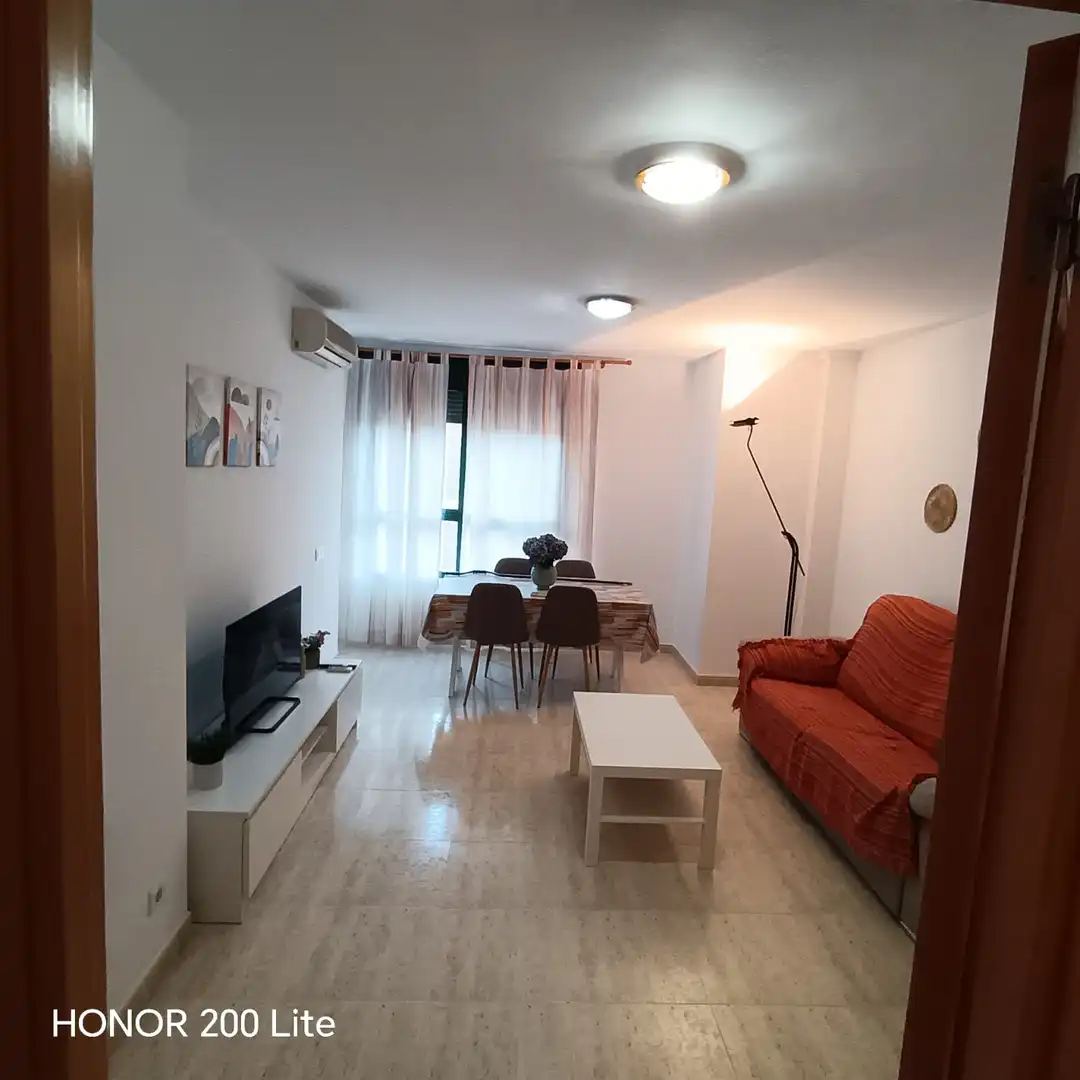 Living room of Flat for rent in Benicarló  with Air Conditioner, Terrace and Furnished