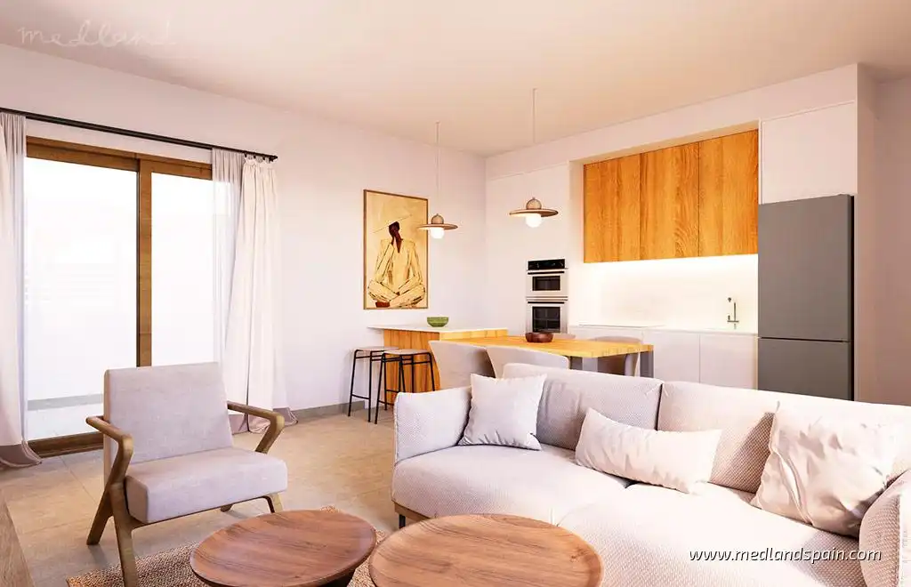 Sala d'estar de Casa o xalet en venda en Roldán