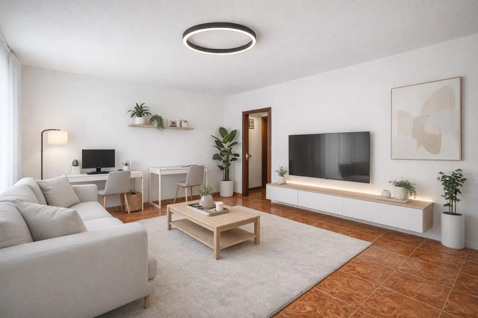 Sala de estar de Piso en venta en Navalcarnero con Terraza, Amueblado y Horno