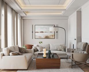 Living room of Flat for sale in  Madrid Capital  with Air Conditioner, Heating and Furnished
