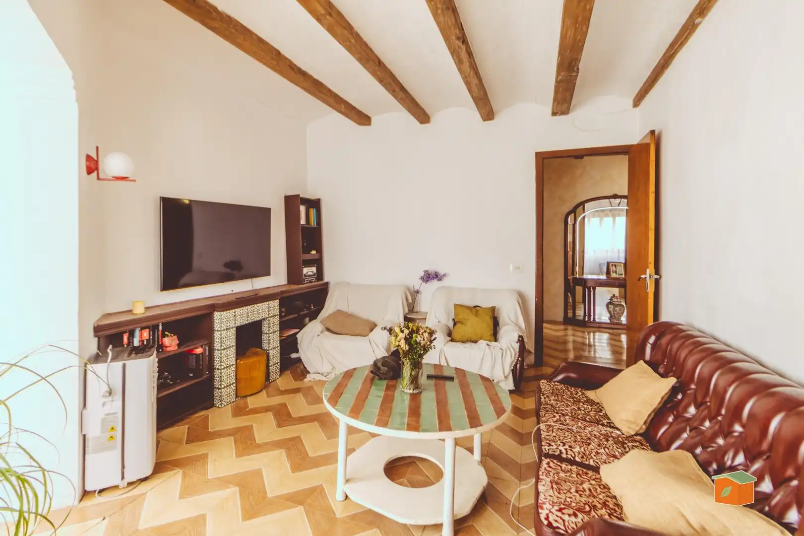 Sala de estar de Casa o chalet en venta en Santa Bàrbara con Terraza
