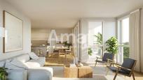 Sala d'estar de Àtic en venda en Tiana amb Aire condicionat, Terrassa i Piscina
