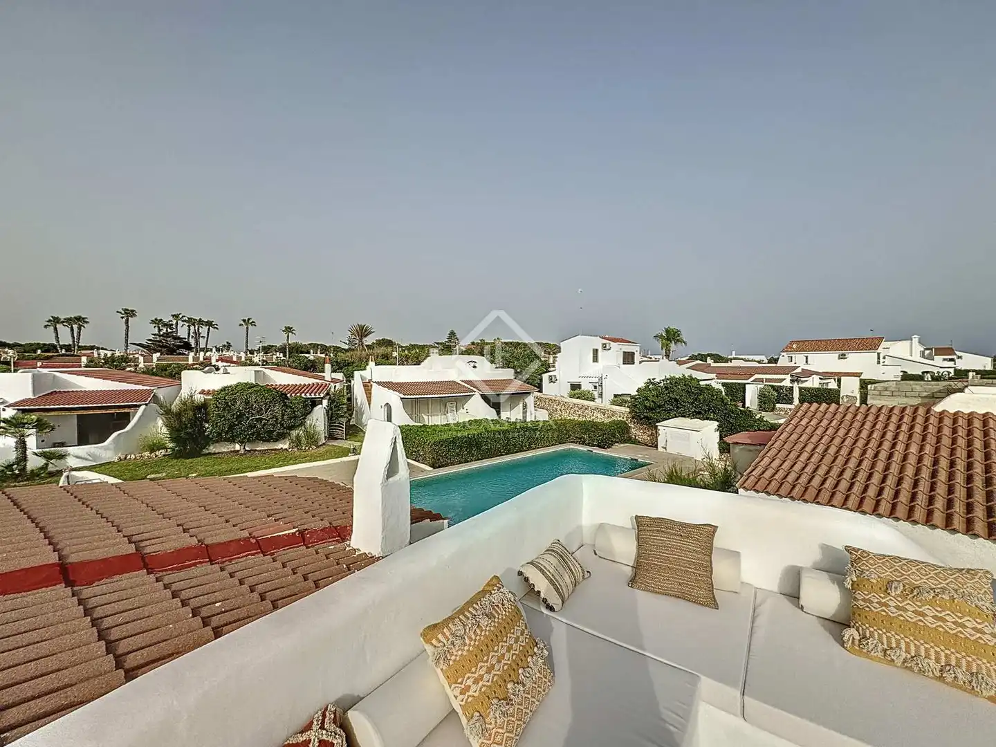 Terrasse von Haus oder Chalet zur Miete in Ciutadella de Menorca mit Klimaanlage, Privatgarten und Terrasse