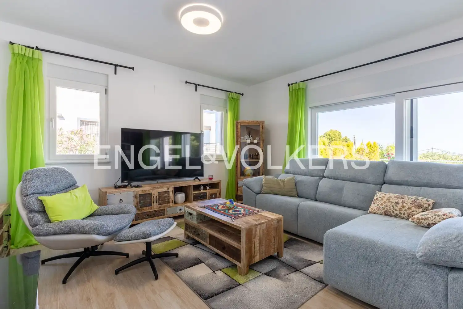 Living room of Houses for sale in Dénia  with Air Conditioner, Heating and Private garden