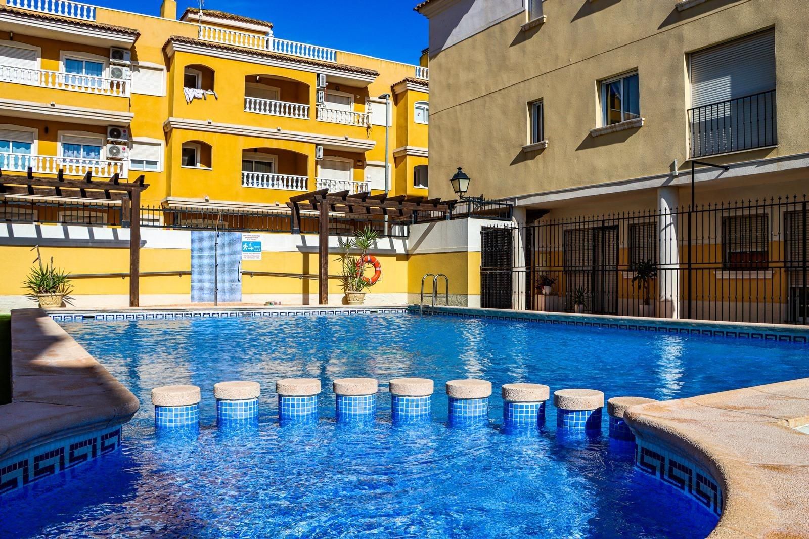 Swimming pool of Apartment for sale in Formentera del Segura  with Air Conditioner, Private garden and Terrace