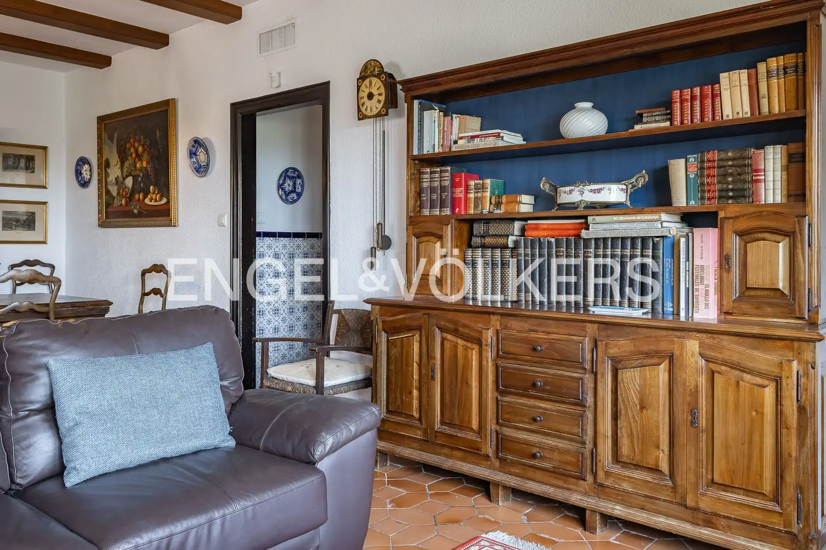 Sala d'estar de Casa o xalet en venda en Premià de Dalt amb Calefacció, Jardí privat i Terrassa