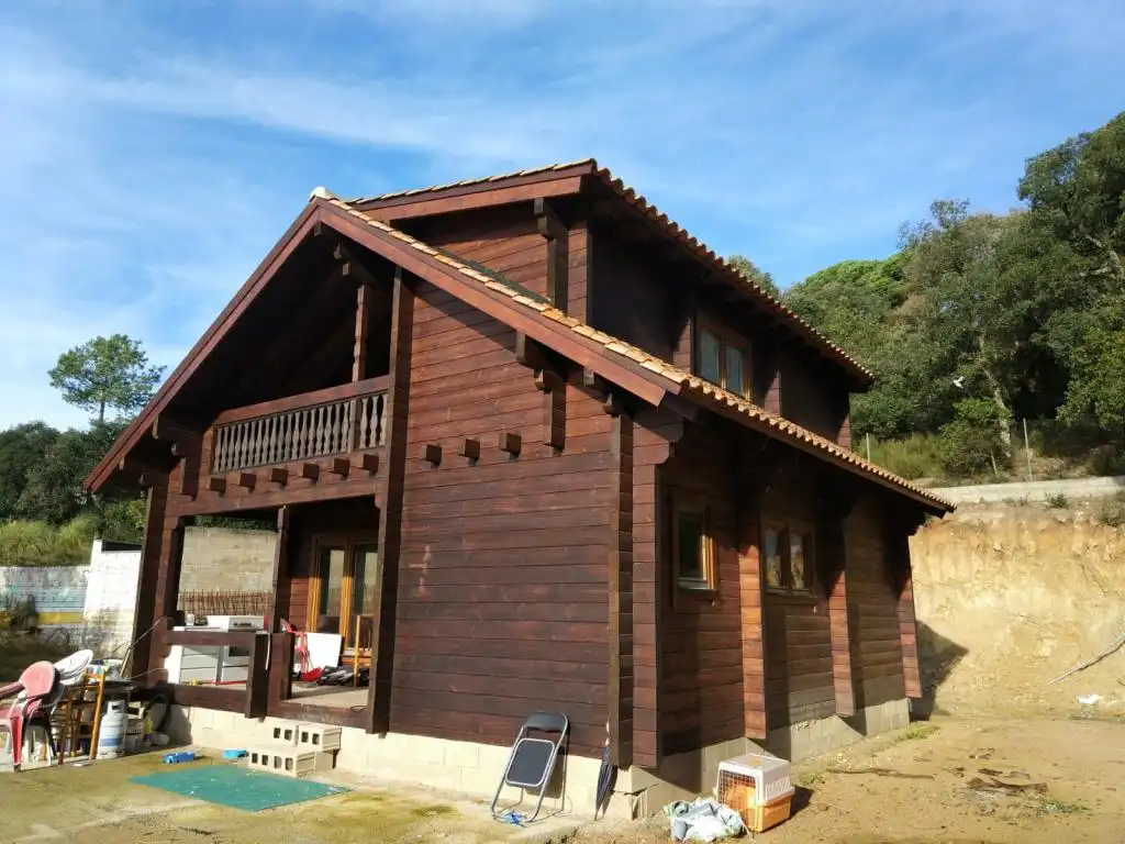 Vista exterior de Casa o chalet en venta en Vidreres con Calefacción, Jardín privado y Terraza