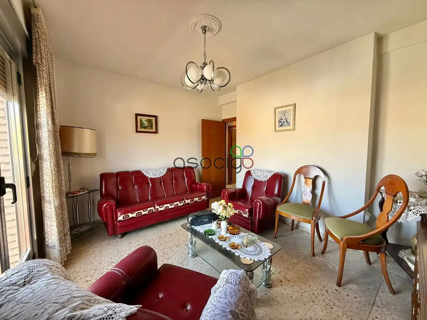 Sala de estar de Piso en venta en Azuqueca de Henares con Calefacción y Terraza