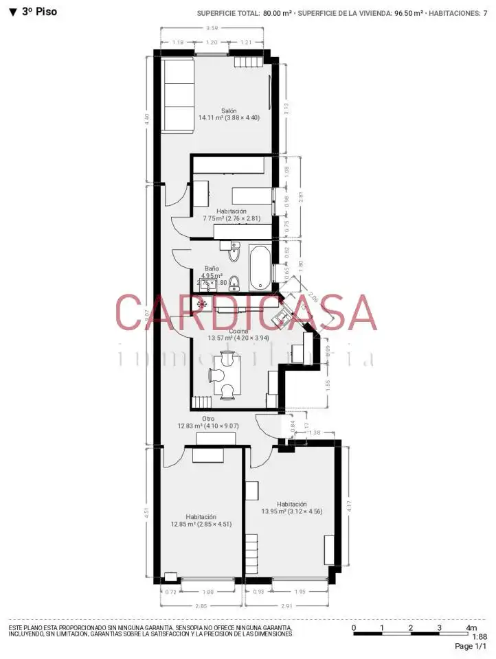 Piso en venta en Vigo  con Calefacción y Trastero