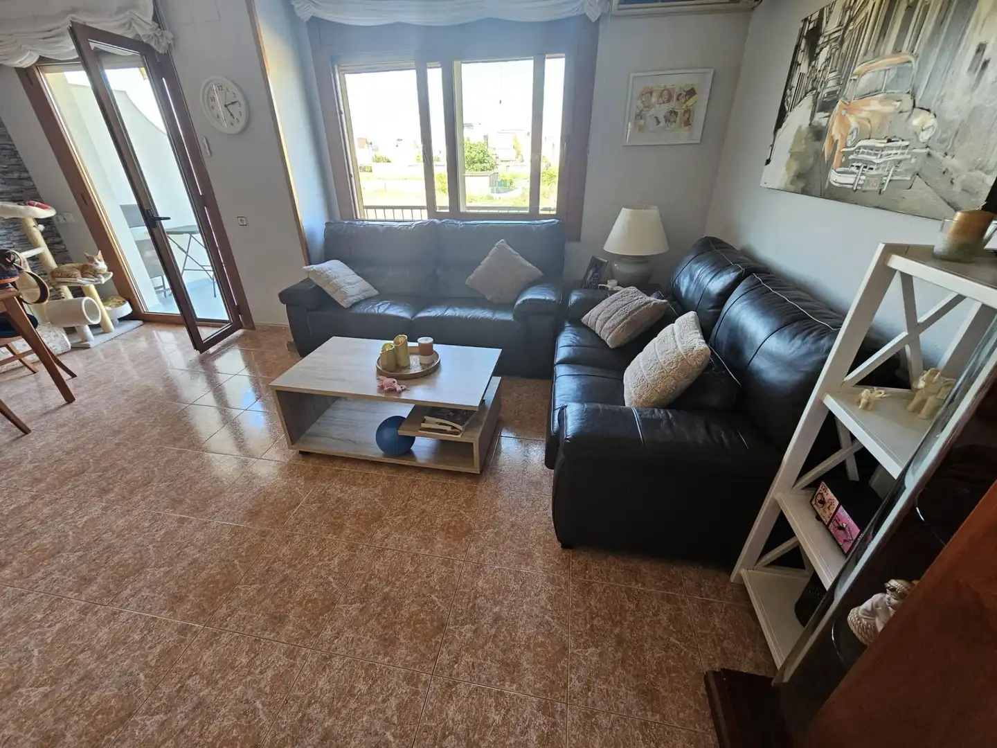 Sala d'estar de Casa adosada en venda en Malgrat de Mar amb Aire condicionat, Calefacció i Jardí privat