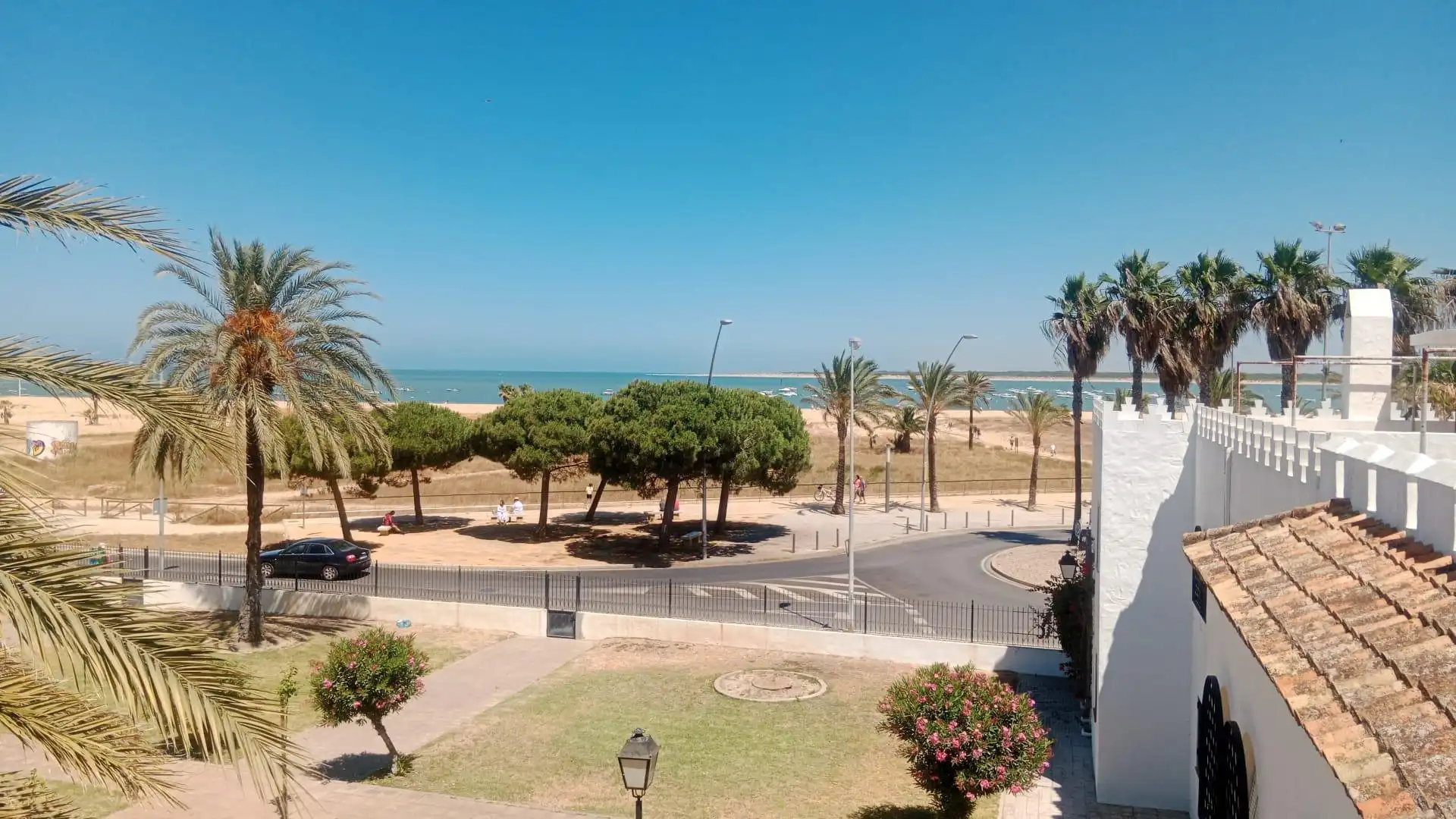 Außenansicht von Wohnung zur Miete in Sanlúcar de Barrameda mit Klimaanlage, Heizung und Möbliert