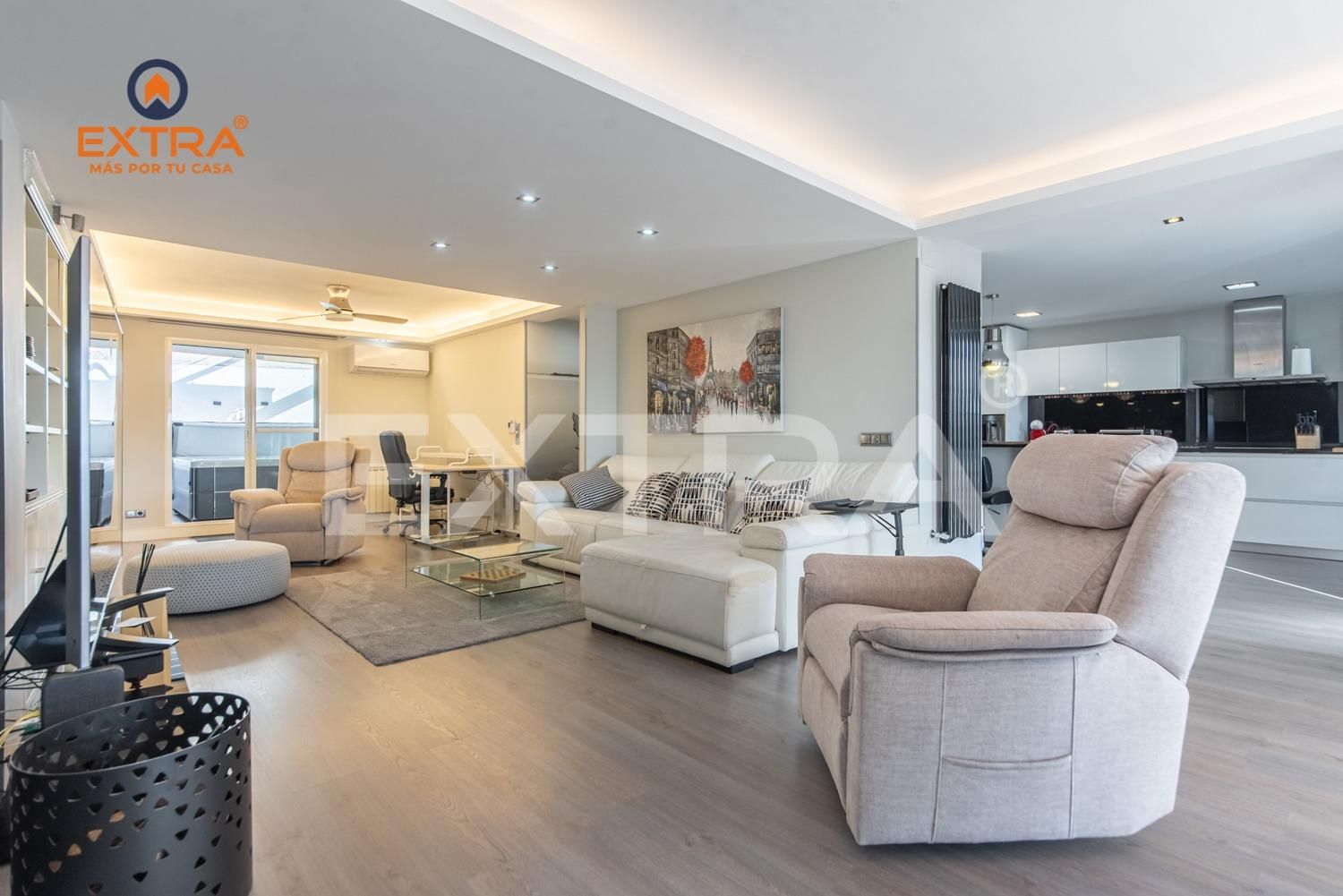 Living room of Single-family semi-detached for sale in Torrelodones  with Air Conditioner, Heating and Terrace