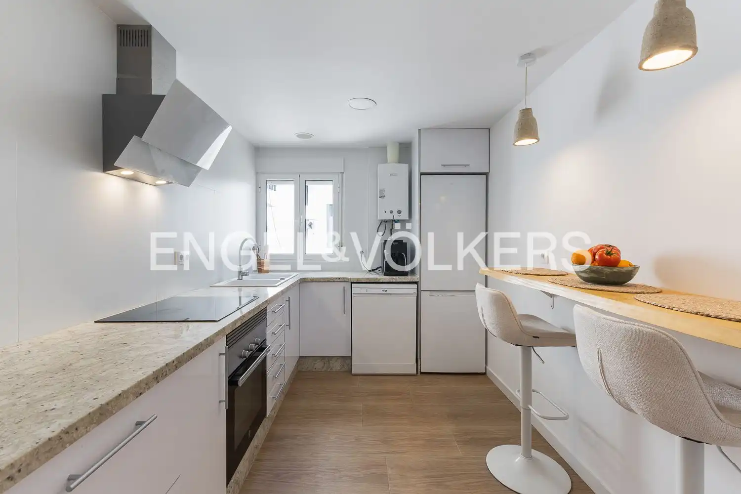 Kitchen of Attic for rent in El Puig de Santa Maria  with Air Conditioner, Heating and Terrace