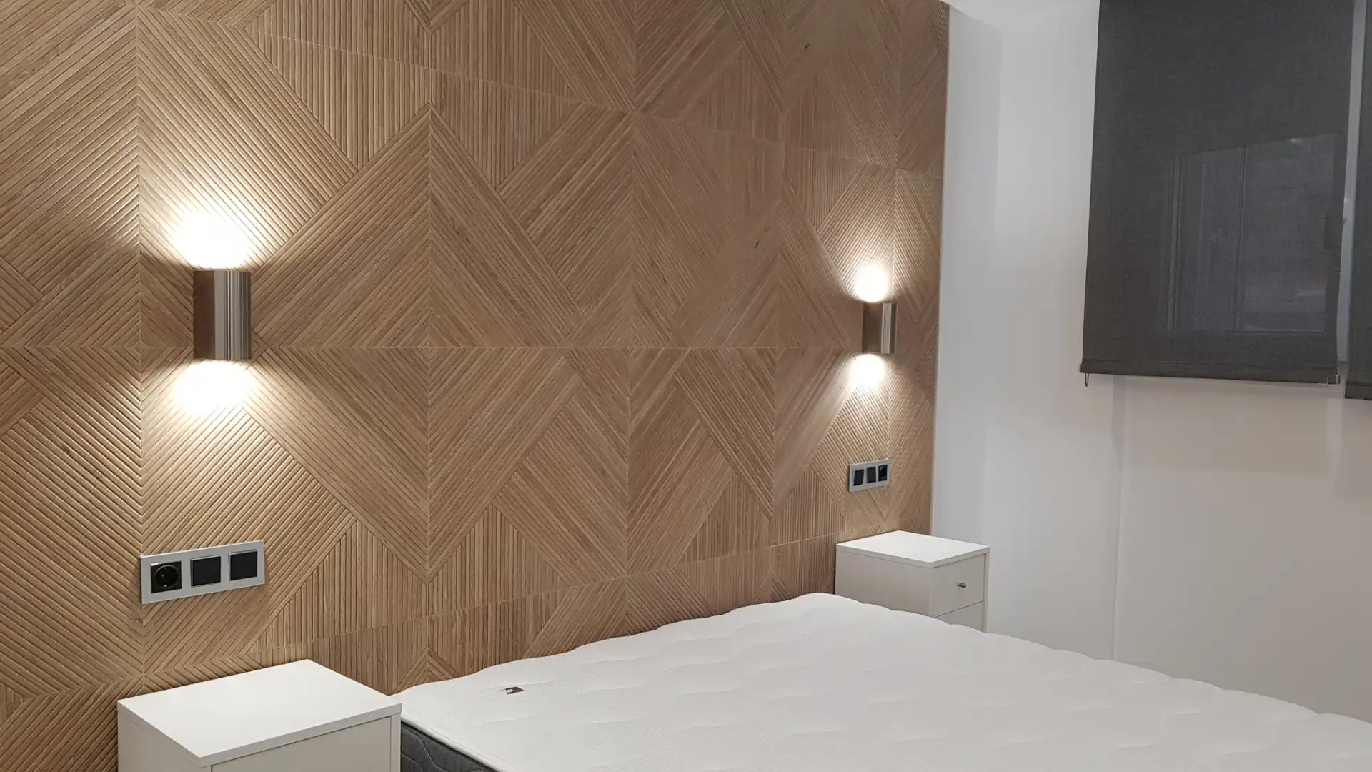 Dormitori de Apartament de lloguer en Málaga amb Aire condicionat, Calefacció i Moblat