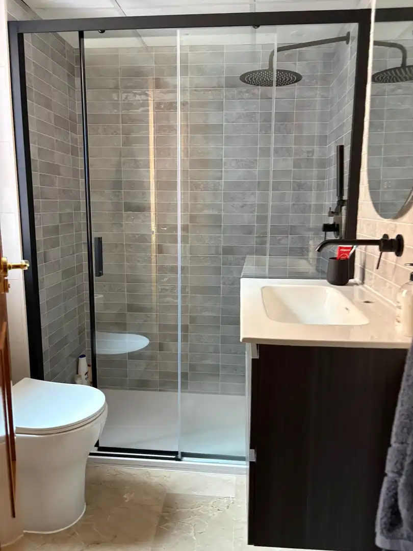 Baño de Apartamento en venta en Calpe / Calp con Aire acondicionado, Terraza y Piscina