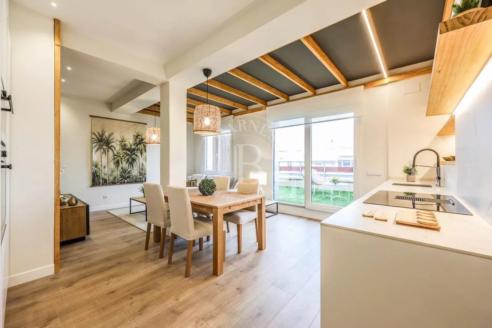 Dining room of Flat for sale in  Madrid Capital  with Air Conditioner, Heating and Terrace