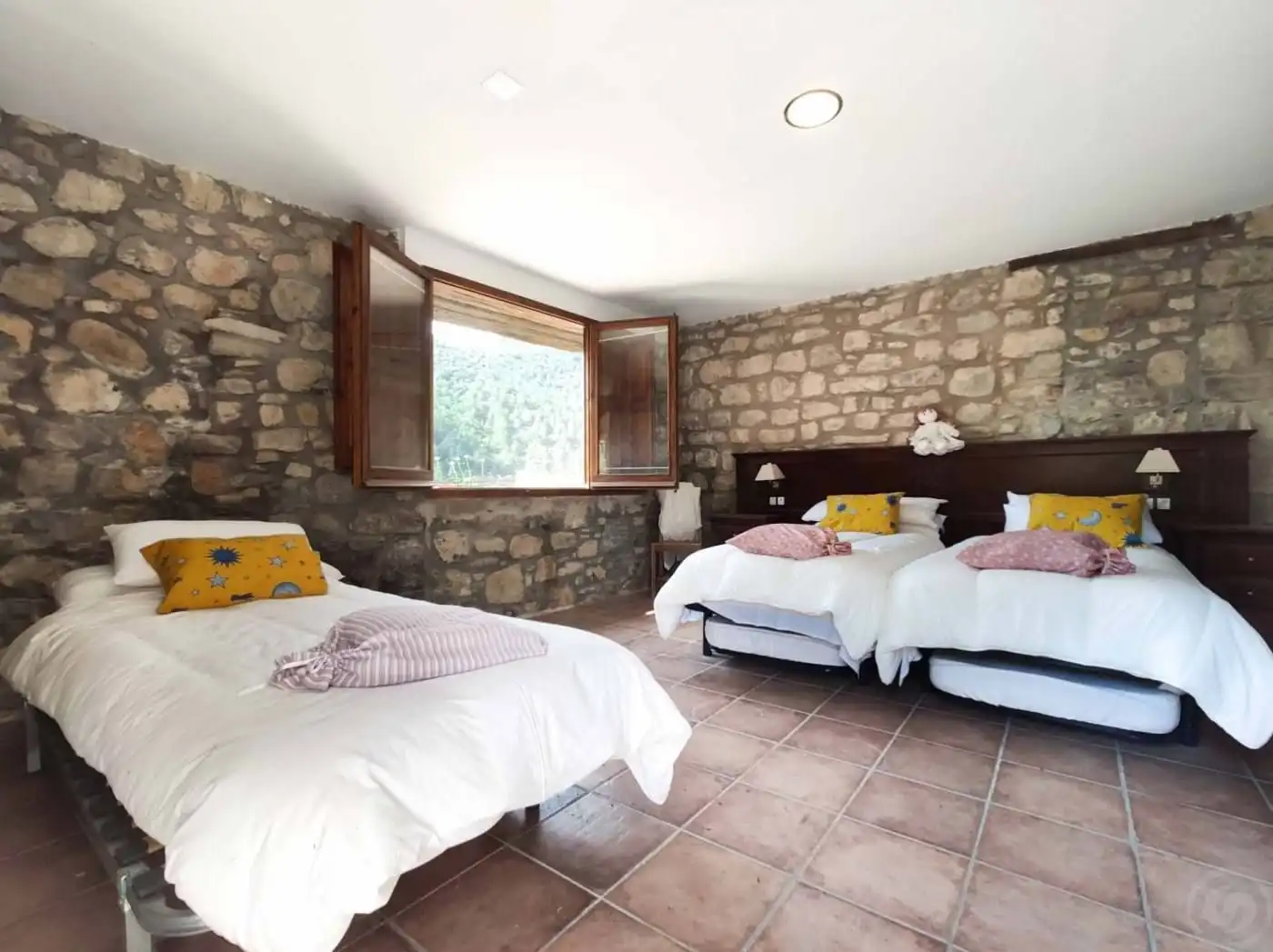 Bedroom of Houses for sale in La Vall de Bianya  with Heating, Terrace and Storage room