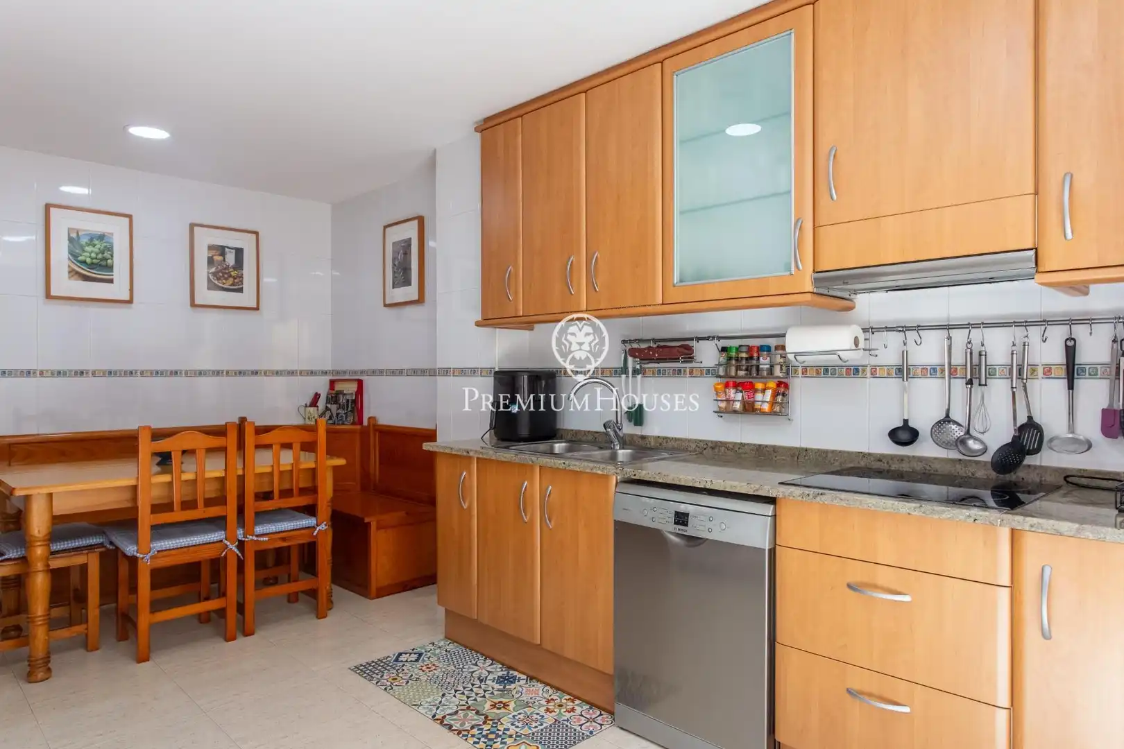 Cocina de Casa adosada en venta en Argentona con Calefacción y Terraza