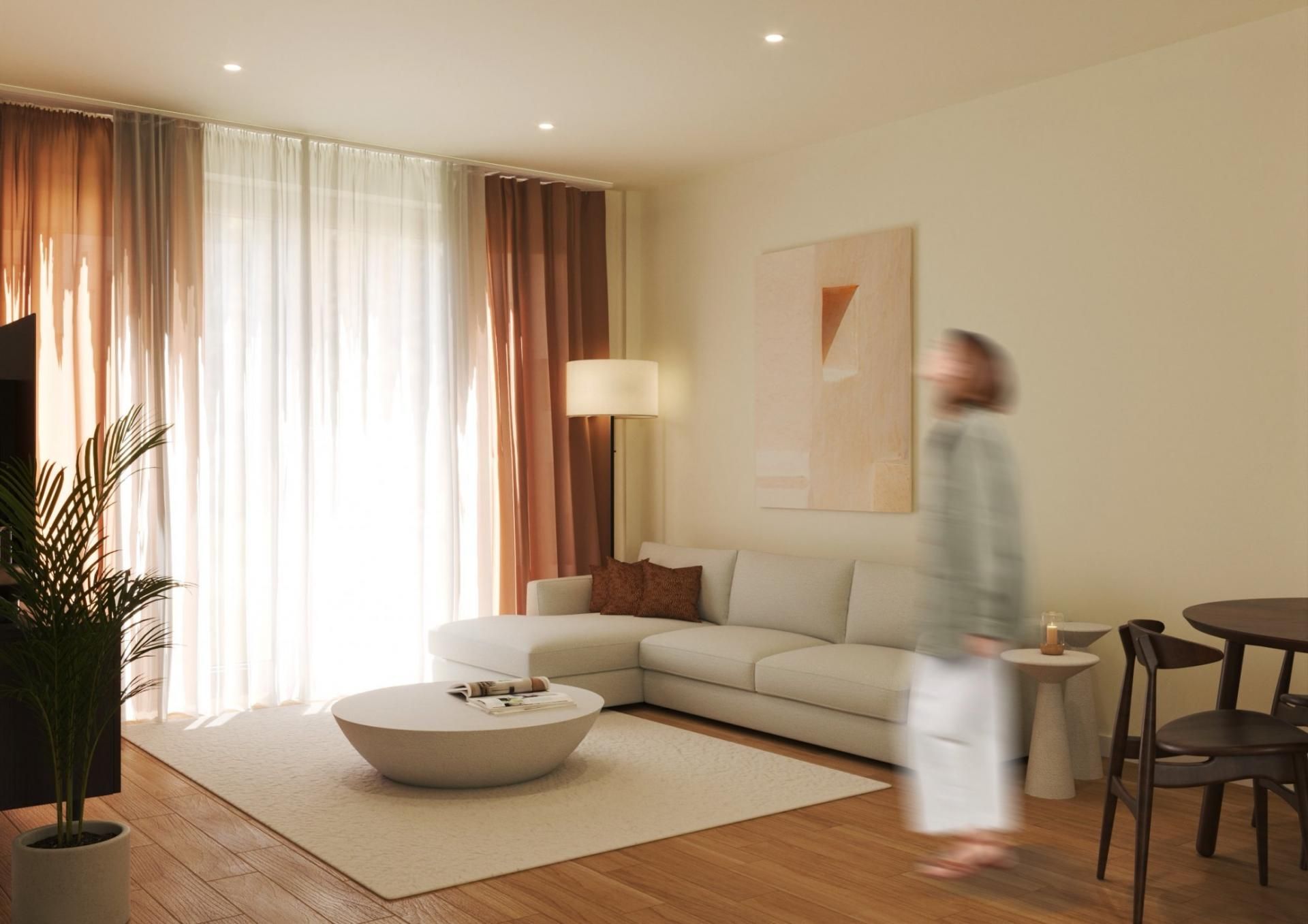Living room of Flat for sale in Xeraco  with Air Conditioner, Heating and Balcony