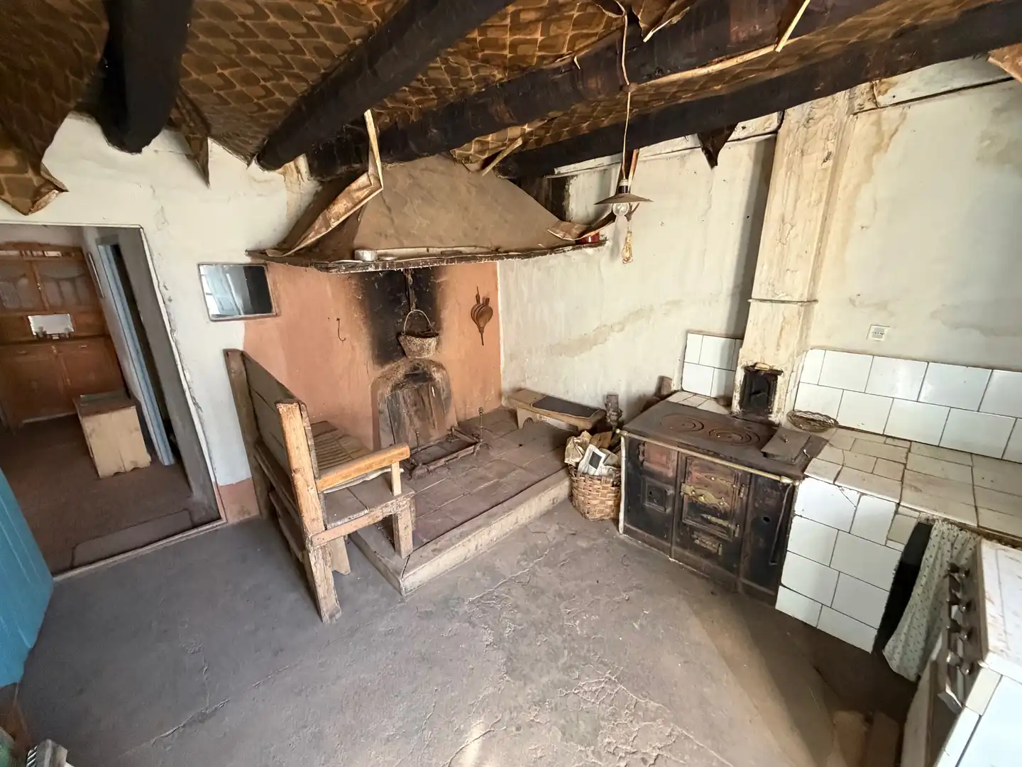 Cocina de Finca rústica en venta en Villaverde de Montejo con Trastero y Amueblado