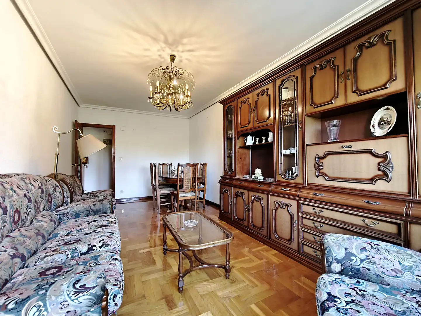 Living room of Flat for sale in  Logroño  with Heating, Parquet flooring and Terrace