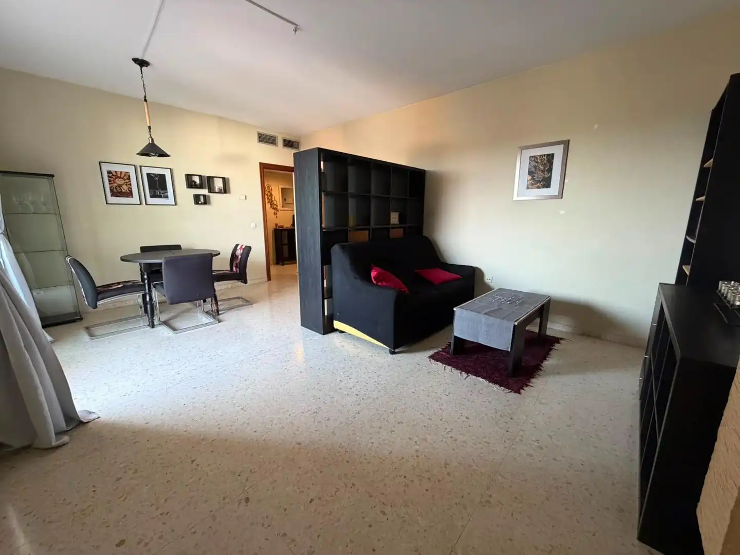 Sala de estar de Piso de alquiler en Badajoz con Aire acondicionado, Amueblado y Balcón