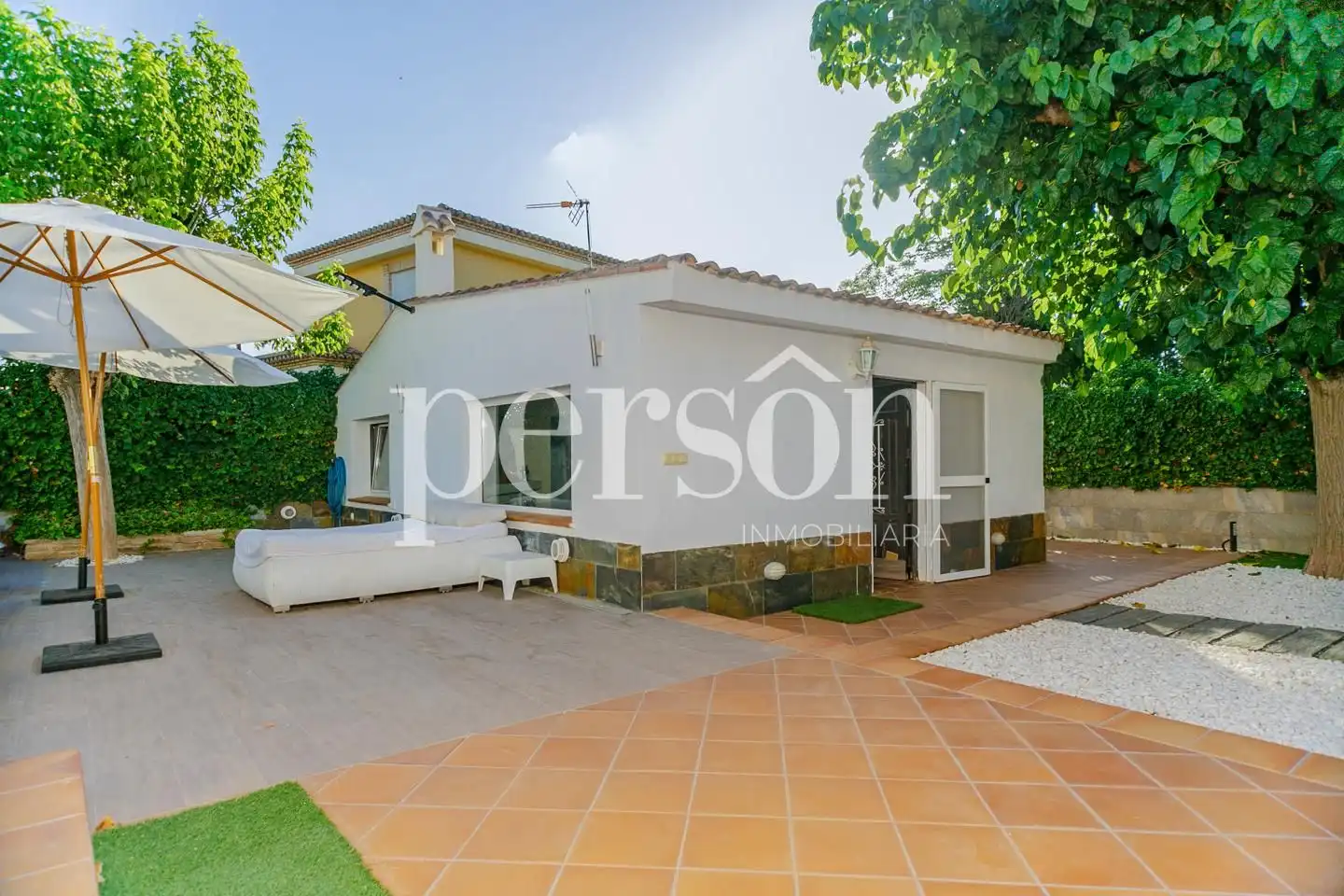 Exterior view of Houses for rent in Bétera  with Air Conditioner, Private garden and Terrace