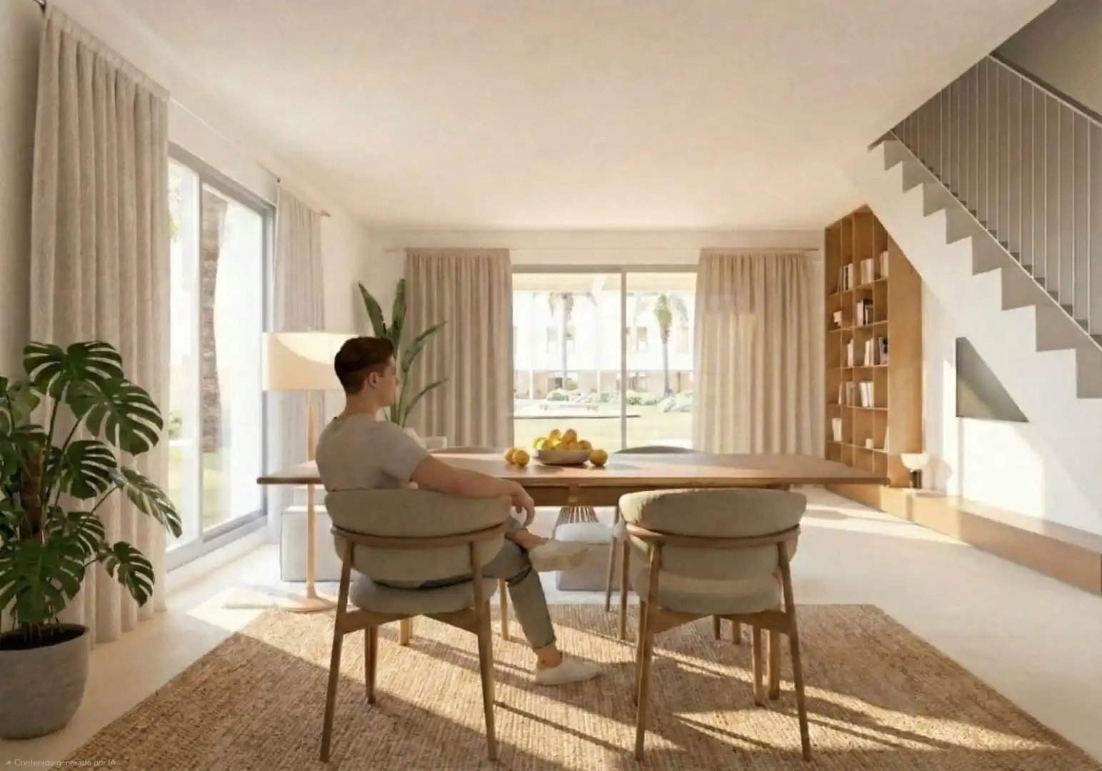 Sala de estar de Casa o chalet en venta en Dénia con Aire acondicionado, Calefacción y Jardín privado