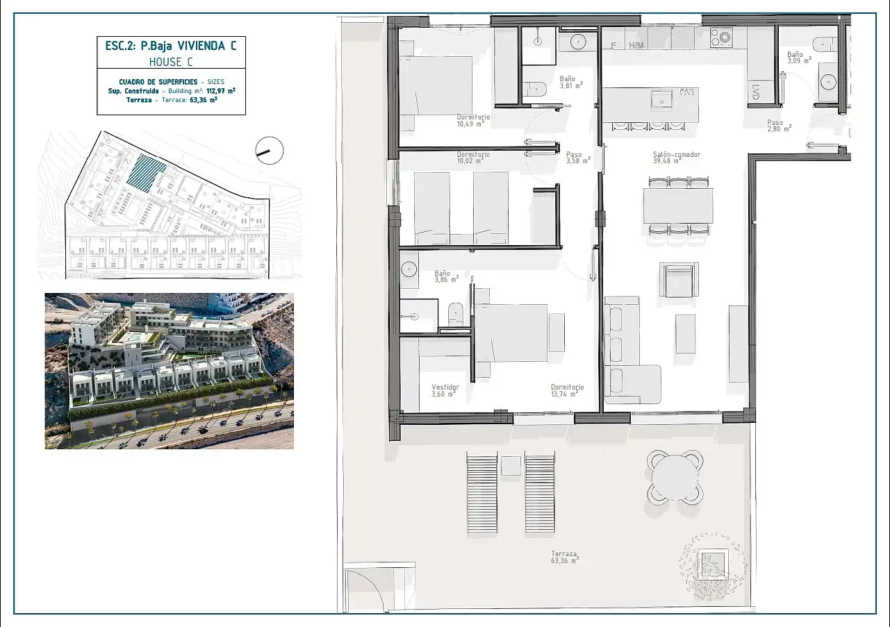 Apartament amb terrassa en venda a El Hornillo, imagen 38