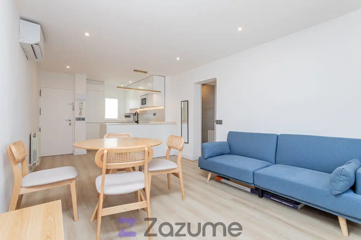 Sala de estar de Piso de alquiler en Madrid con Aire acondicionado, Calefacción y Parquet
