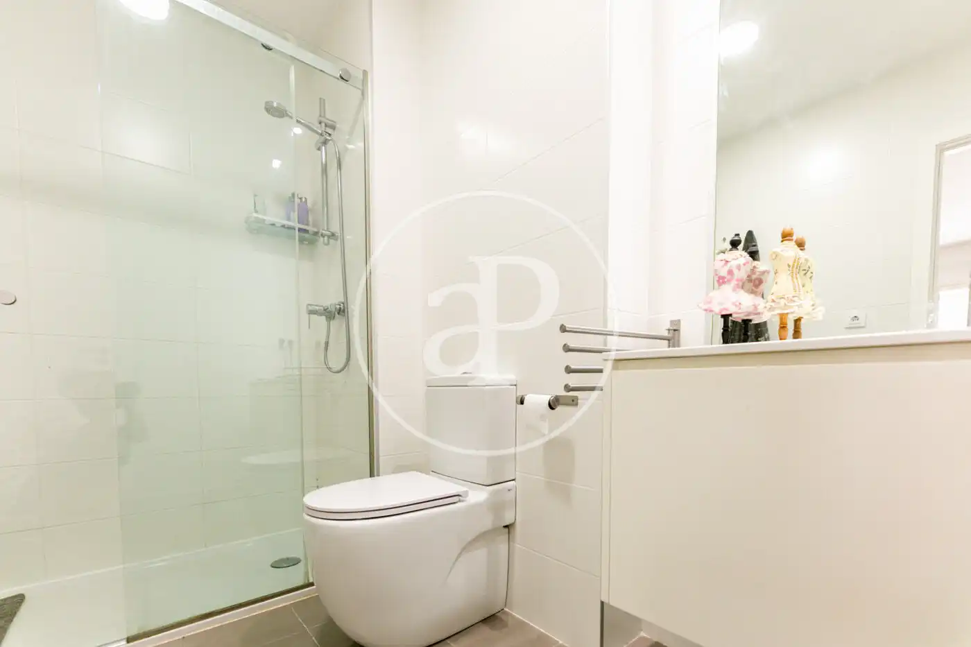 Badezimmer von Wohnung zur Miete in  Palma de Mallorca mit Klimaanlage, Terrasse und Möbliert