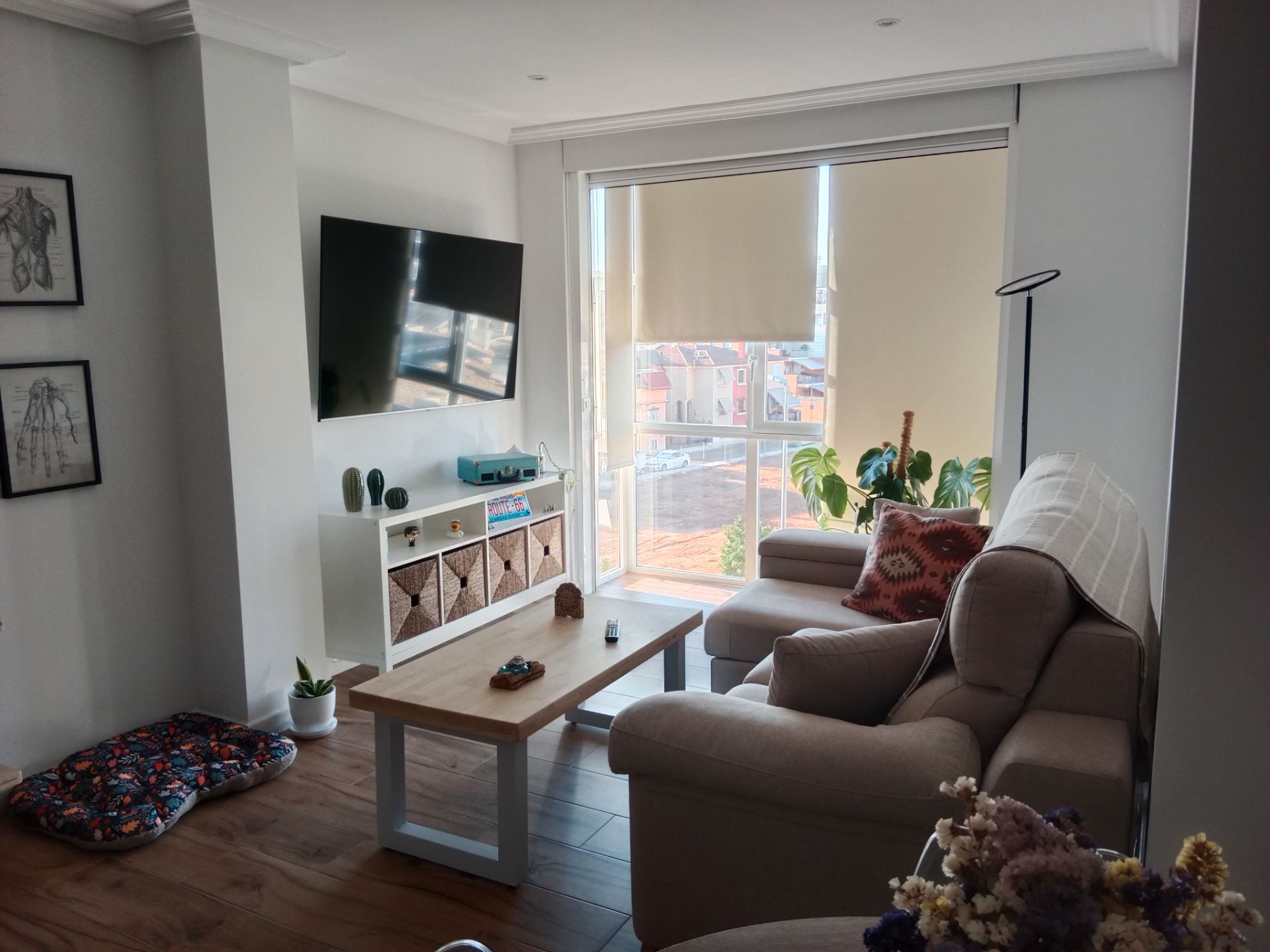 Living room of Flat to rent in Andújar  with Air Conditioner and Furnished