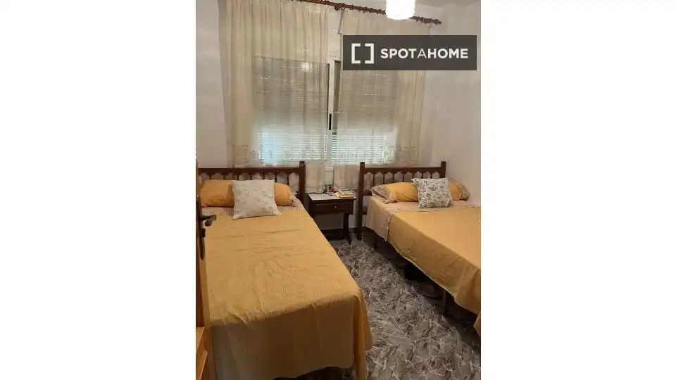 Habitación de Apartamento para compartir en San Pedro del Pinatar con Aire acondicionado, Terraza y Amueblado