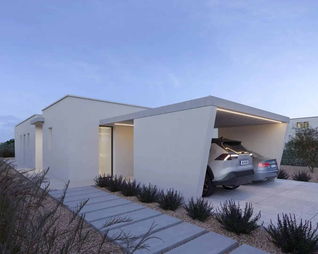 Vista exterior de Casa o chalet en venta en Fuente Álamo de Murcia con Aire acondicionado, Calefacción y Jardín privado