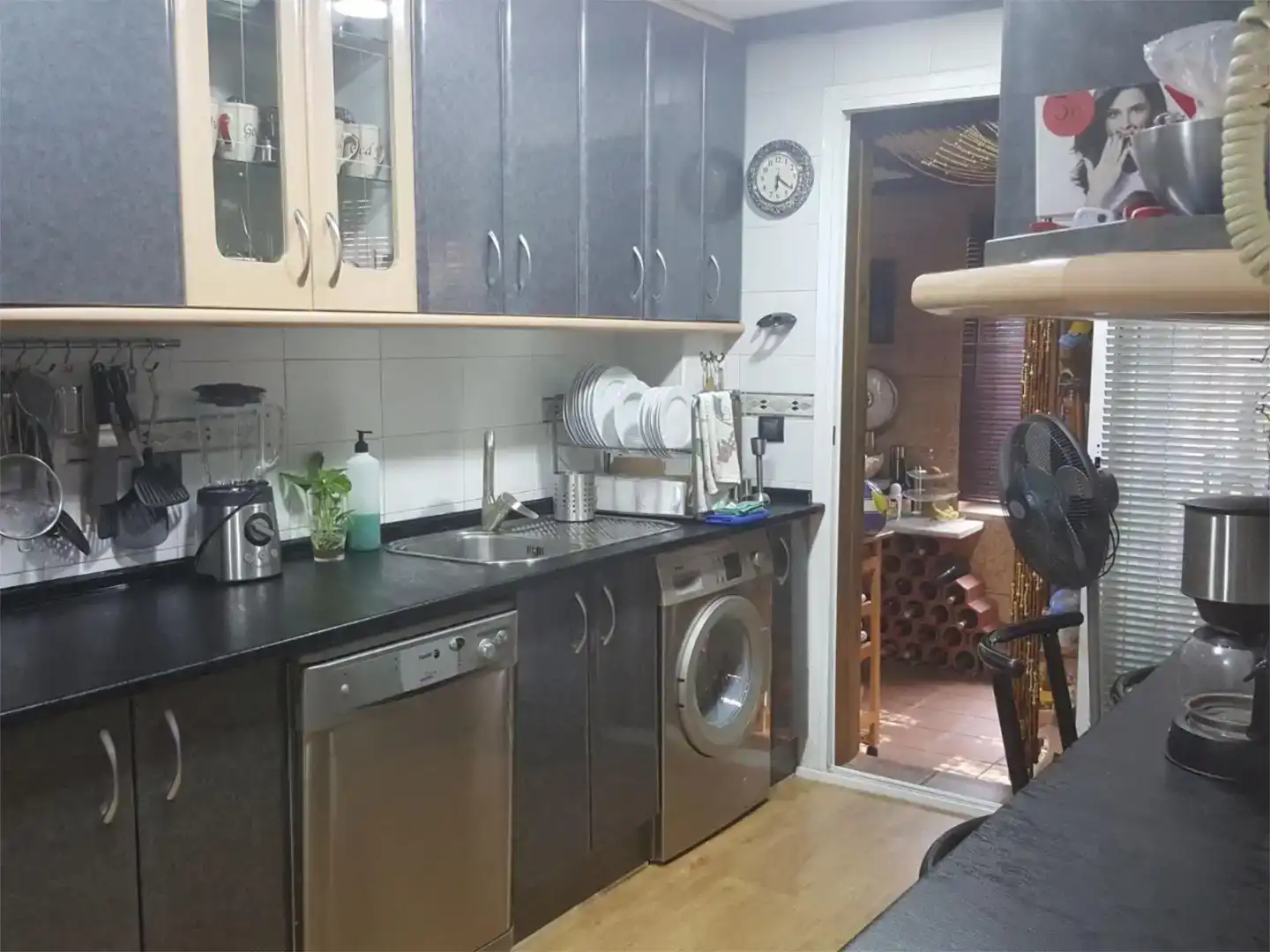 Cuina de Casa o xalet per a compartir en Rivas-Vaciamadrid amb Moblat, Forn i Rentadora