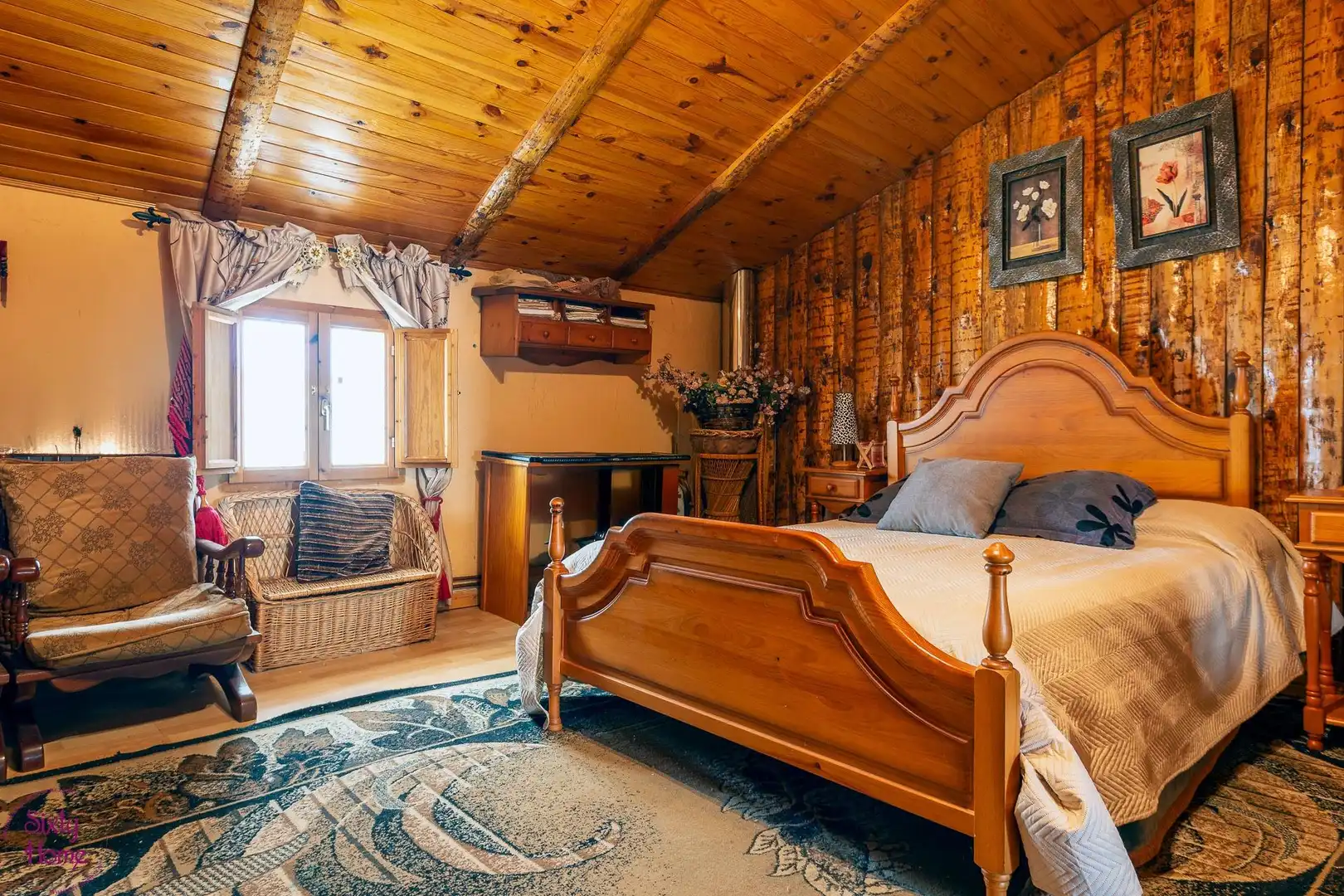 Bedroom of Houses for sale in Castiliscar  with Furnished